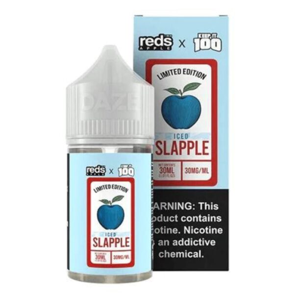 7 Daze Reds x Keep It 100 Salts – Slapple ICED 30mL