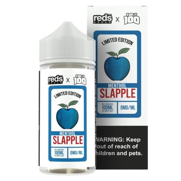 7 Daze Reds x Keep It 100 – Slapple Menthol 100ml