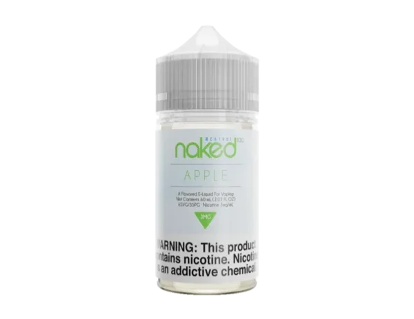 Naked 100 Menthol – Apple (Apple Cooler) 60mL