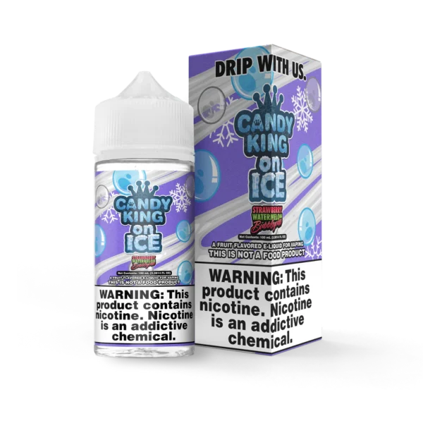 Candy King On Ice – Strawberry Watermelon Bubblegum ICE 100mL