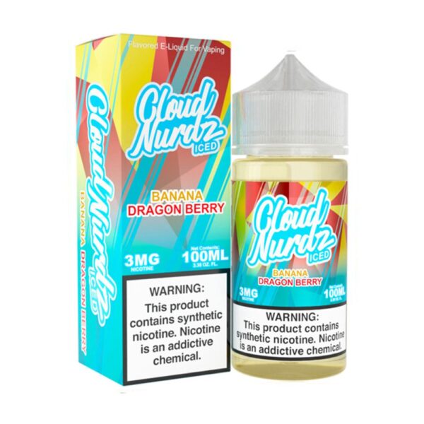 Cloud Nurdz TFN ICED – Banana Dragon Berry 100mL