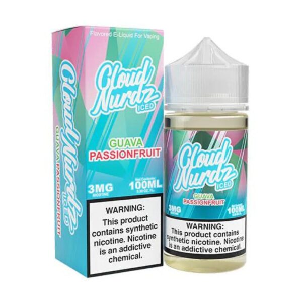 Cloud Nurdz TFN ICED – Guava Passionfruit (Pink Guava) 100mL