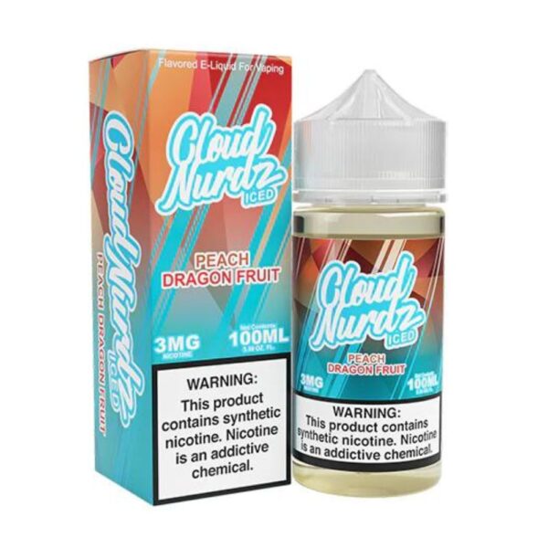 Cloud Nurdz TFN ICED – Peach Dragonfruit 100mL