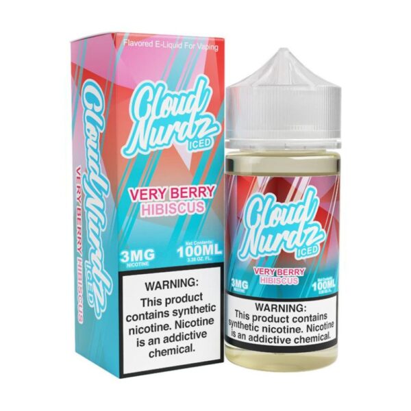 Cloud Nurdz TFN ICED – Very Berry Hibiscus 100mL