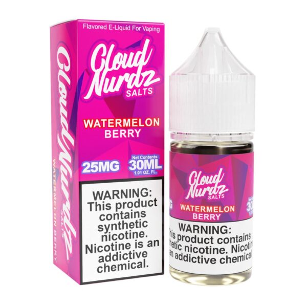 Cloud Nurdz TFN Salts – Watermelon Berry 30mL