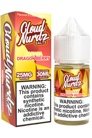 Cloud Nurdz TFN Salts – Banana Dragonberry 30mL