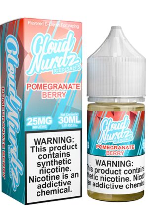 Cloud Nurdz TFN Salts ICED – Pomegranate Berry 30mL