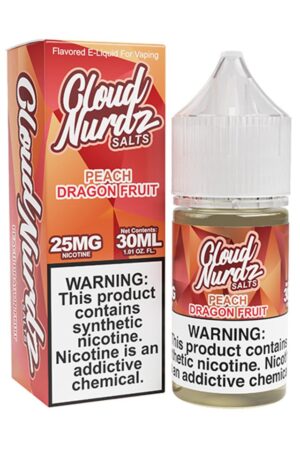 Cloud Nurdz TFN Salts – Peach Dragonfruit 30mL