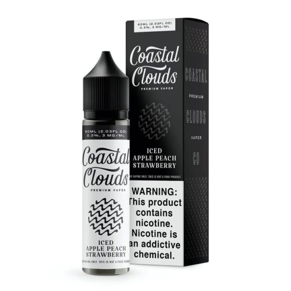 Coastal Clouds TFN – Iced Apple Peach Strawberry 60mL