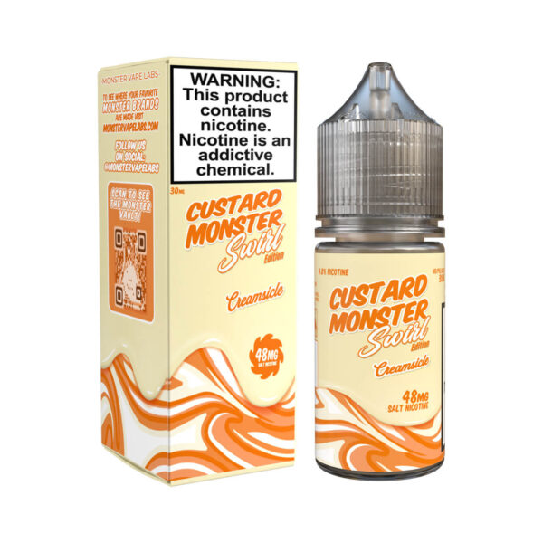 Custard Monster Salt TFN – Creamsicle 30mL (Swirl Edition)