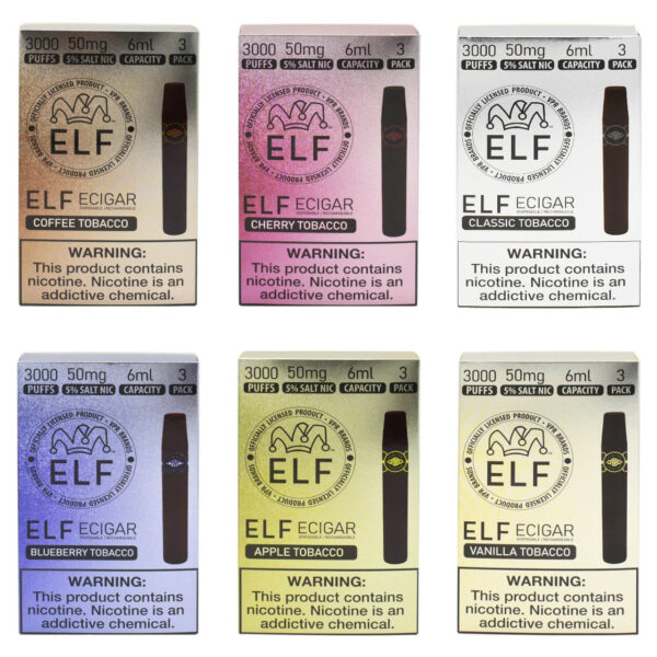 ELF VPR ECIGAR 3000 Puff Disposable - Image 2