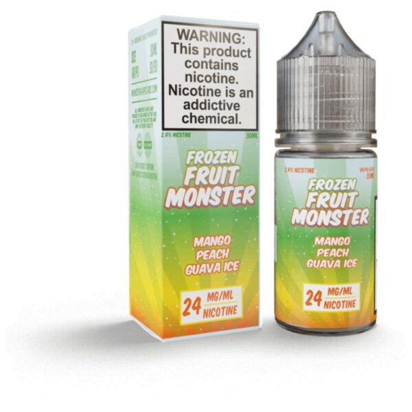 Frozen Fruit Monster Salt TFN – Mango Peach Guava ICE 30mL