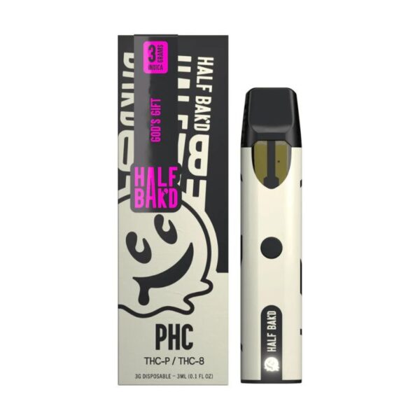 Half Bak’d – PHC + THC-P + THC8 Disposable | 3G