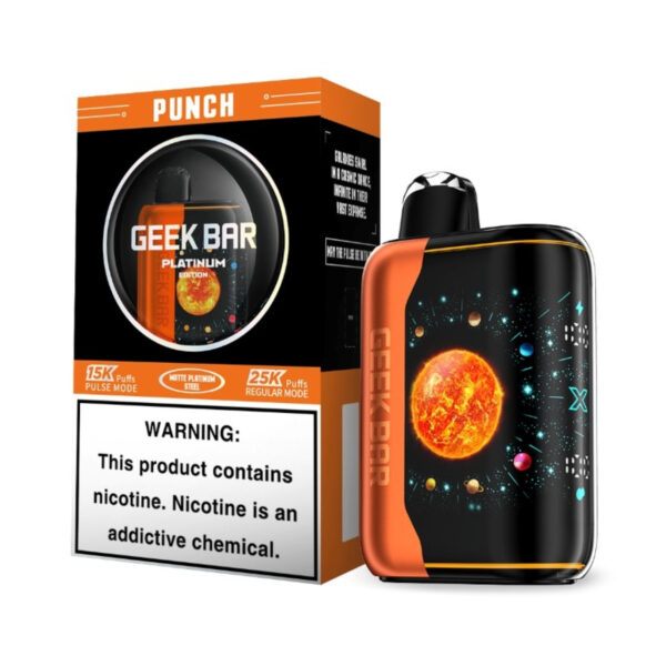 Geek Vape Pulse X Platinum Edition 25,000 Puff Disposable - Image 2