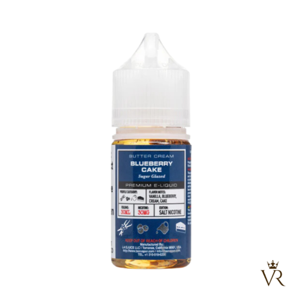 Glas Basix TFN Salts – Blueberry Cake 30mL