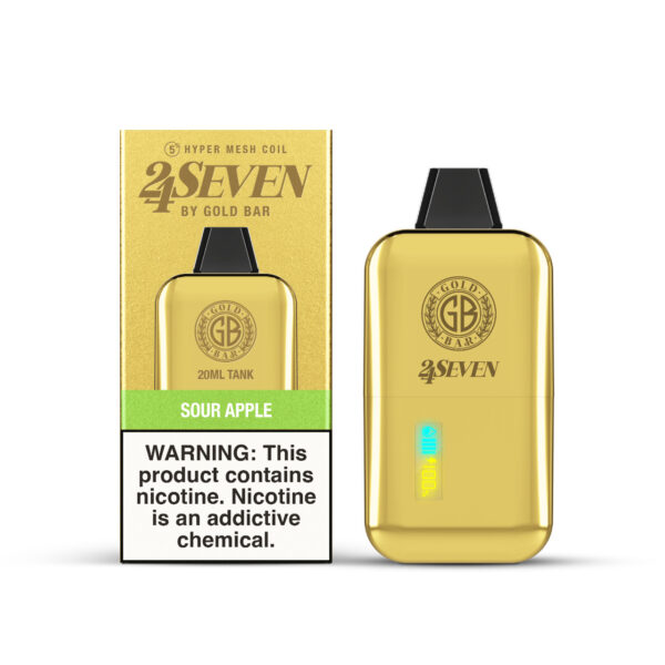 Gold Bar 24Seven 24K 24000 Puff Disposable - Image 3