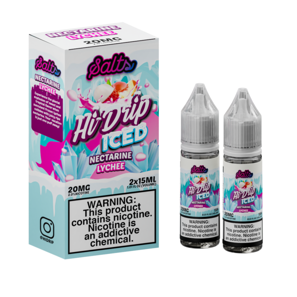 Hi-Drip Salts – Nectarine Lychee ICED 30mL