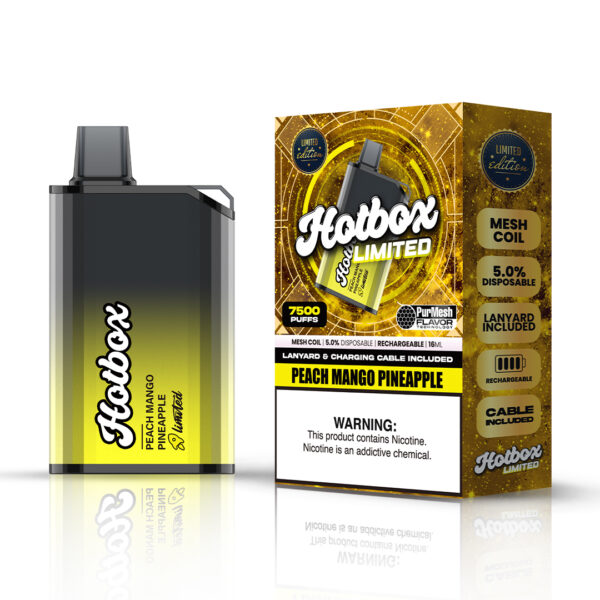 Hotbox Limited Disposable Vape | 7500 Puffs - Image 4