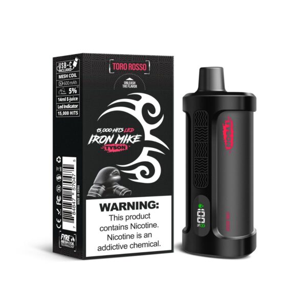 Tyson 2.0 Iron Mike Disposable Vape – 15000 Puffs - Image 6