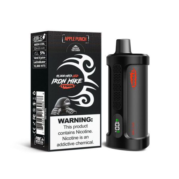 Tyson 2.0 Iron Mike Disposable Vape – 15000 Puffs - Image 7