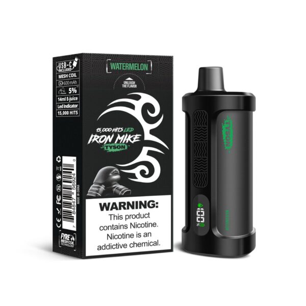 Tyson 2.0 Iron Mike Disposable Vape – 15000 Puffs - Image 9