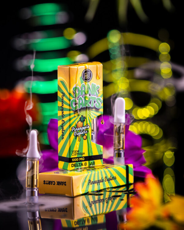 Puff Xtrax | Dank Carts Delta-8 Vape Cartridge: Pineapple Express - Image 2