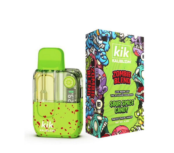 Kalibloom Kik – Zombie Blend THC-A + THC-H + THC-P + HHC-P Liquid Diamond Disposable | 4.2G