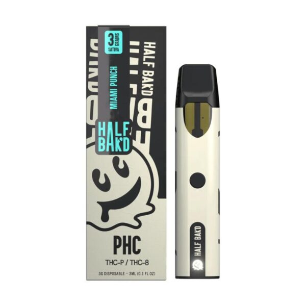 Half Bak’d – PHC + THC-P + THC8 Disposable | 3G - Image 4