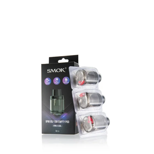 SMOK RPM 85 / 100 Replacement Pods – 3 Pack - Image 2