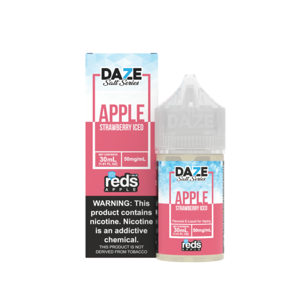 7 Daze Salt – Reds Strawberry Iced 30mL