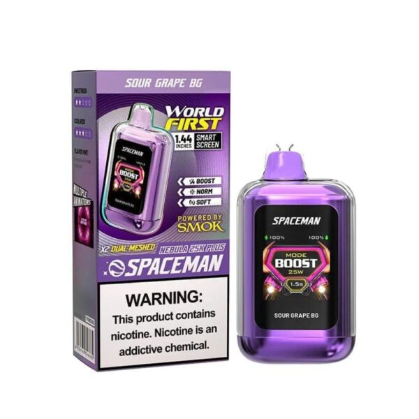 SMOK Spaceman Nebula Disposable Vape – 25000 Puffs - Image 17