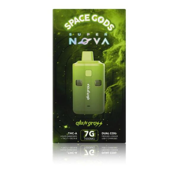 Space Gods – Super Nova D8 + THCA Liquid Diamonds Disposable | 7G - Image 2
