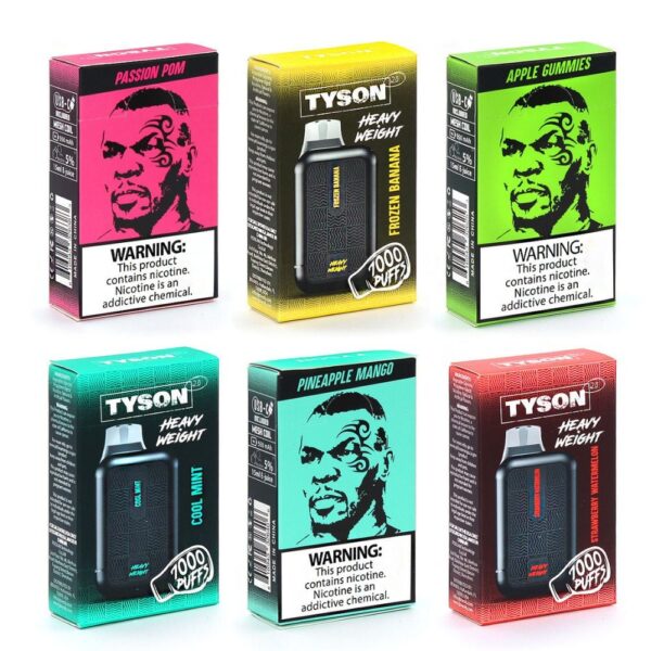 Tyson 2.0 Heavyweight Disposable Vape 7000 Puffs - Image 4