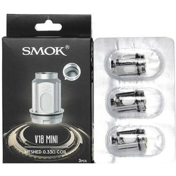 SMOK TFV18 Mini Mesh Replacement Coils – 3 Pack