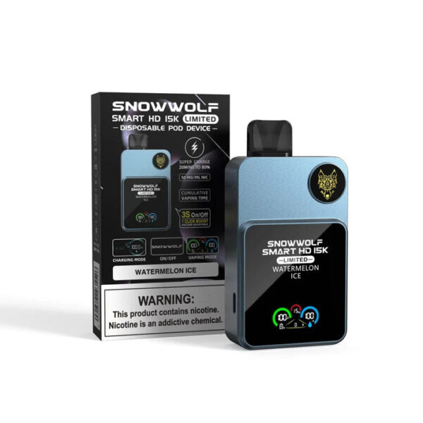 Snowwolf Smart HD 15k Disposable Vape – 15000 Puffs - Image 5